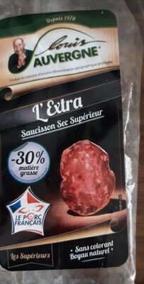 Saucisson sec pur porc front packaging