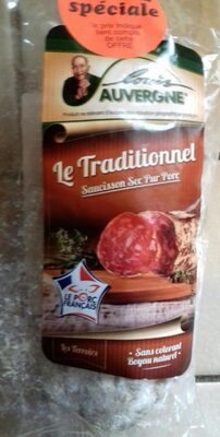 Sausisson sec pur porc front packaging