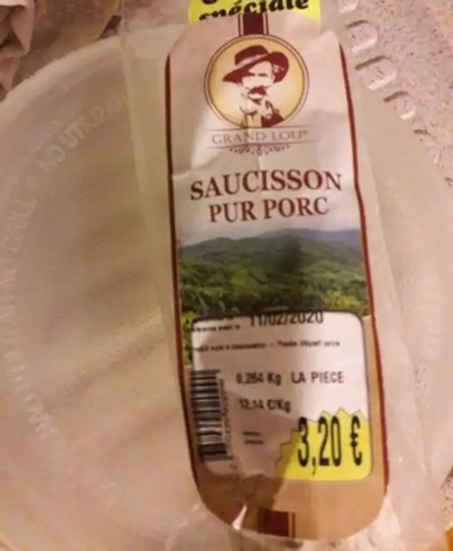 Saucisson pur porc