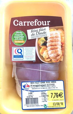 Roti filet de dinde front packaging