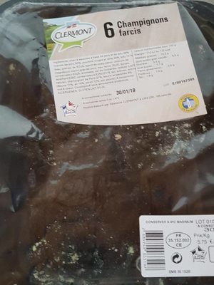 6 champignons farcis