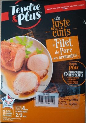 Les juste cuits filets de porc aux aromates