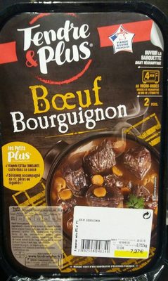 Tendre & plus Bœuf bourguignon front packaging