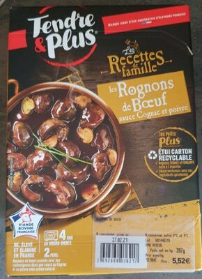 Les rognons de bœuf sauce cognac et poivre