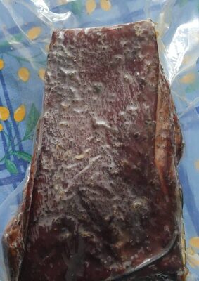 Lard boukané et fumé au feu de bois