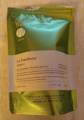 Thé vert parfumé, framboise
