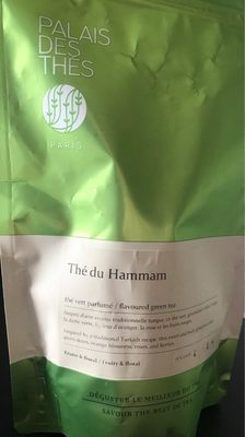 Thé du Hammam front packaging