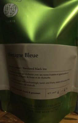 Montagne bleue front packaging