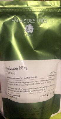 Infusion front packaging