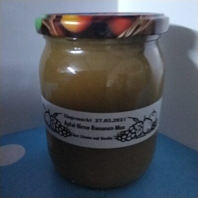 Apfel-Birnen-Bananen-Mus