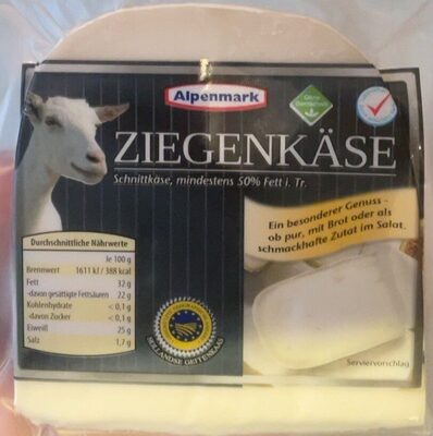 Ziegenkäse front packaging
