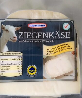 Ziegenkäse front packaging