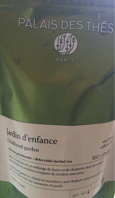 Infusion gourmande jardin d'enfance