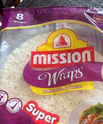 Wraps  roasted garlic