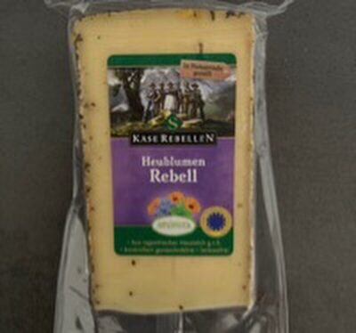 Heublumenkäse Rebell front packaging