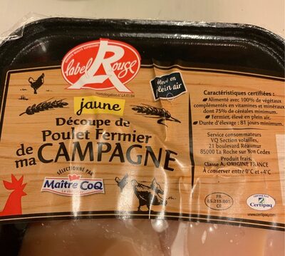 Poulet fermier de ma campagne