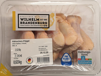 Hähnchen-Flügel, ohne Spitze, frisch