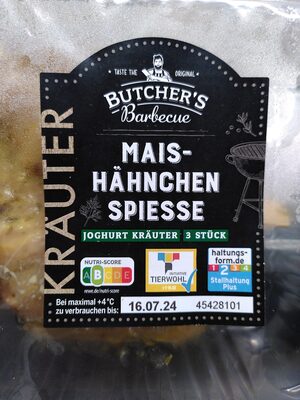 Maishähnchenspieße Kräuter