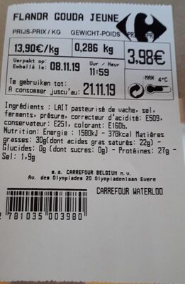 Flandria gouda jeune