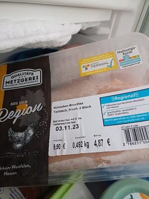 Hähnchenbrustfilet front packaging