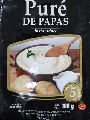 puré de papas instantáneo