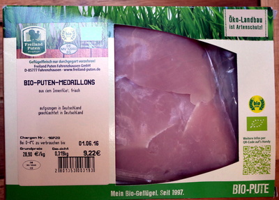 Bio-Puten-Medaillons