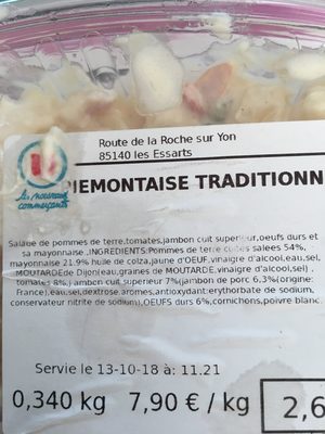 Piémontaise traditionnelle