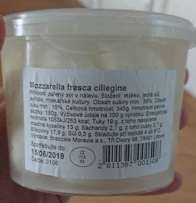 Mozzarella Fresca ciliegine