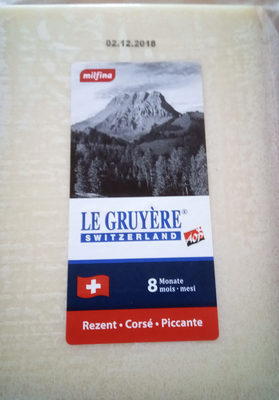 Fomage Gruyère corsé