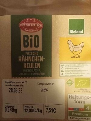 Hähnchenkeulen (Bio)