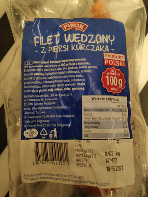 Filet wędzony z piersi kurczaka