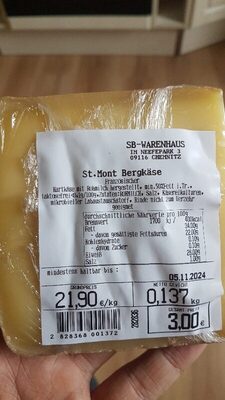 Bergkäse