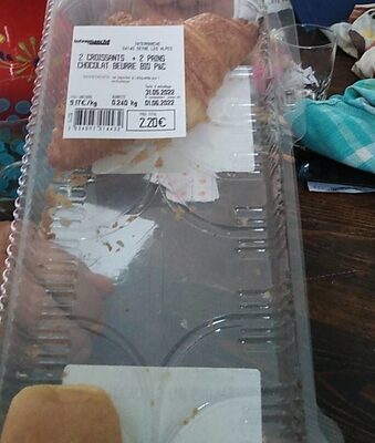 Croisant pain chocolat