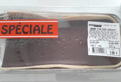 Bande flan coco chocolat