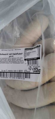 Bratwurst mit Kalbsfleisch front packaging