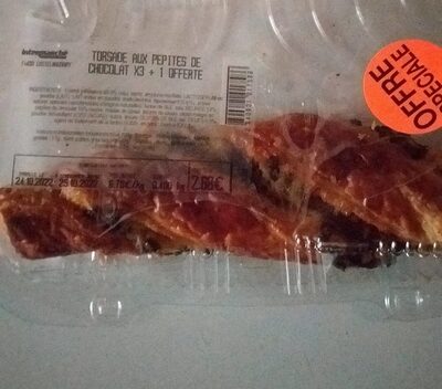 Torsade de pépites au chocolat