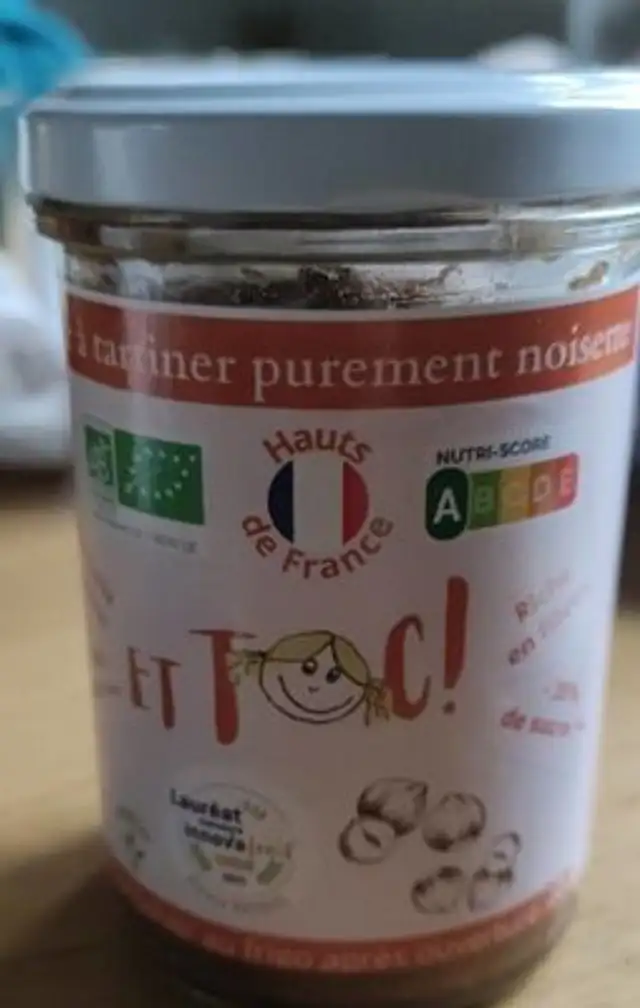 Pate à tartiner purement noisette