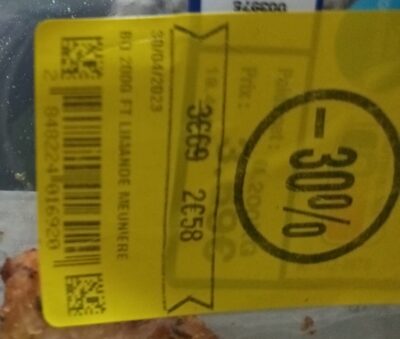 Filet de limande d'un ordinateur auchan