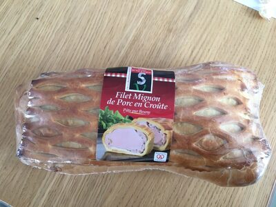 Filet mignon de porc en croute front packaging