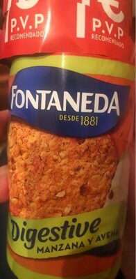 Galleta digestive front packaging