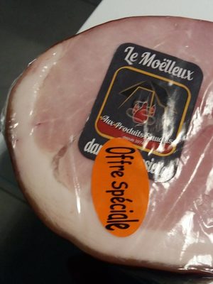 Jambon cuit supérieur fumé dans le haut-doubs front packaging