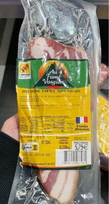 Poitrine fumée supérieure