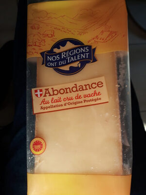 abondance au lait cru de vache aop