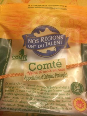 Comté front packaging