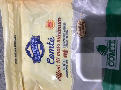 Fromage comté front packaging