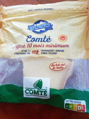 comté front packaging