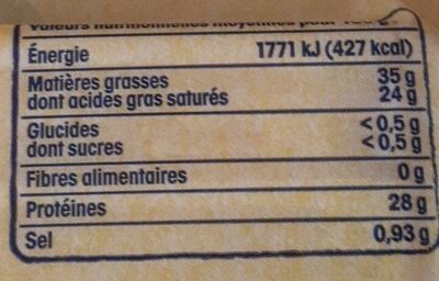 Comte front packaging