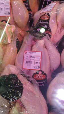 Chapon fermier blanc