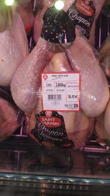 Chapon fermier blanc