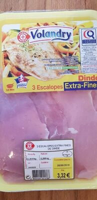 Escalopes extra fines